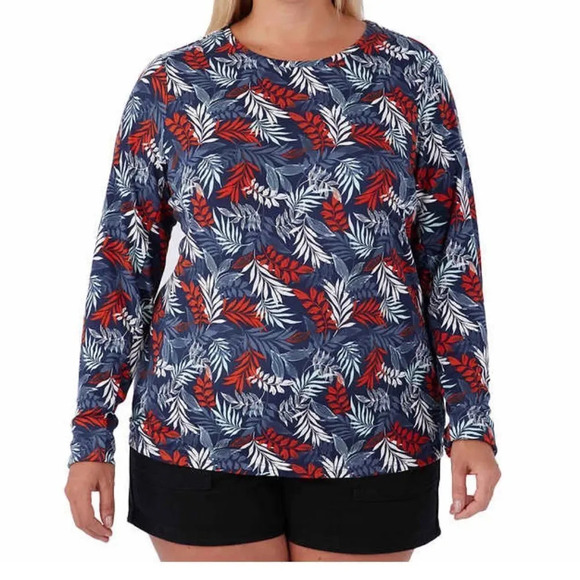 Hang Ten Ladies' Sun Tee Floral Small - Picture 3 of 6